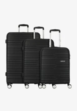 American Tourister WAVESTREAM SET 3-TEILIG - Kofferset - Black