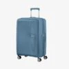 American Tourister SOUNDBOX EXP CABIN SIZE SPINNER - Boardcase - Blu