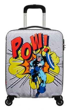 American Tourister Marvel Legends Spinner 55 / 20 Alfatwist 2.0 Trolley Captain America Pop Art