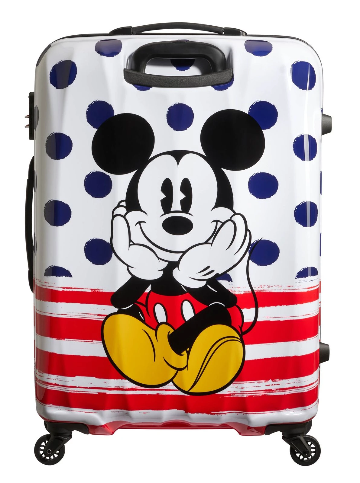 American Tourister Disney Legends Spinner 75 / 28 Alfatwist 2.0 Trolley Mickey Blue Dots – Bild 4