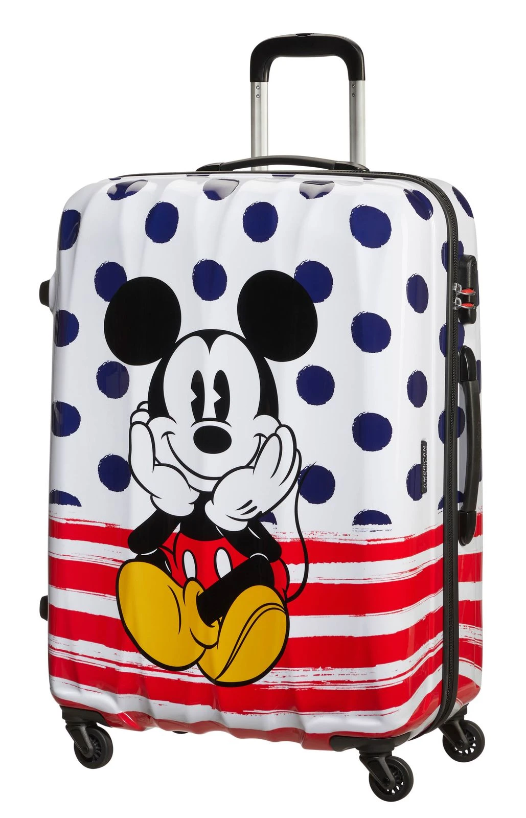 American Tourister Disney Legends Spinner 75 / 28 Alfatwist 2.0 Trolley Mickey Blue Dots – Bild 2