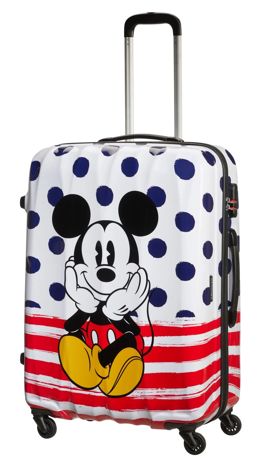 American Tourister Disney Legends Spinner 75 / 28 Alfatwist 2.0 Trolley Mickey Blue Dots – Bild 6