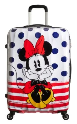 American Tourister Disney Legends Spinner 75 / 28 Alfatwist 2.0 Trolley Minnie Blue Dots