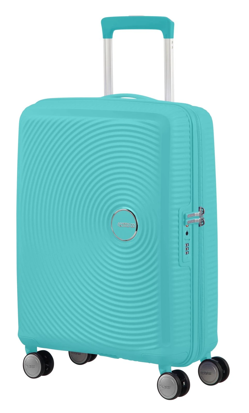 American Tourister Soundbox Spinner 55 / 20 TSA EXP Trolley Poolside Blue â Bild 2