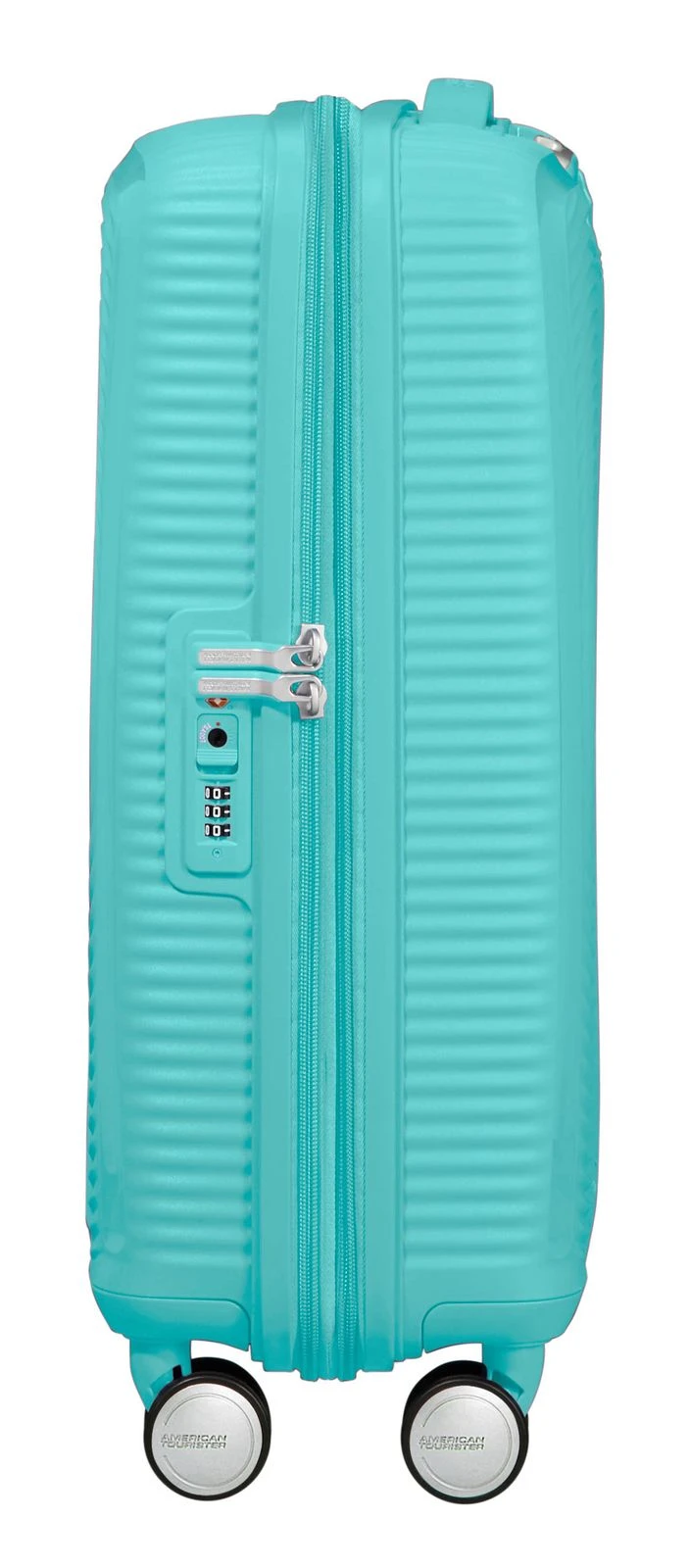 American Tourister Soundbox Spinner 55 / 20 TSA EXP Trolley Poolside Blue â Bild 3