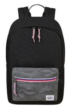 American Tourister Upbeat Backpack Zip Camo Black