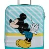 American Tourister Wavebreaker Disney Spinner 55 / 20 Disney Trolley Mickey Blue Kiss