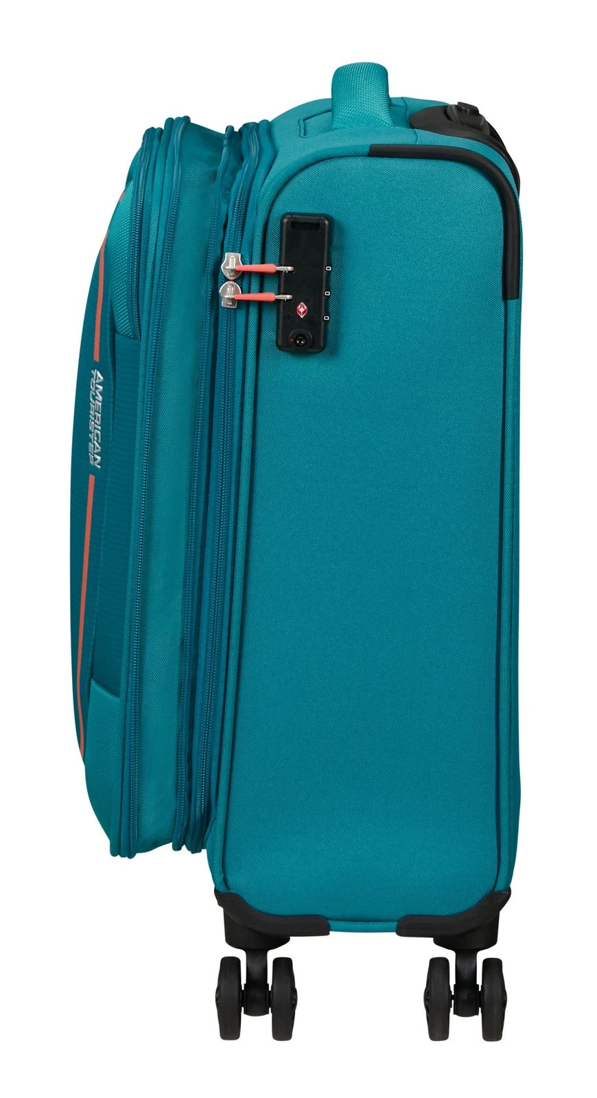 American Tourister Pulsonic Spinner 55 / 20 EXP TSA Trolley Stone Teal â Bild 3