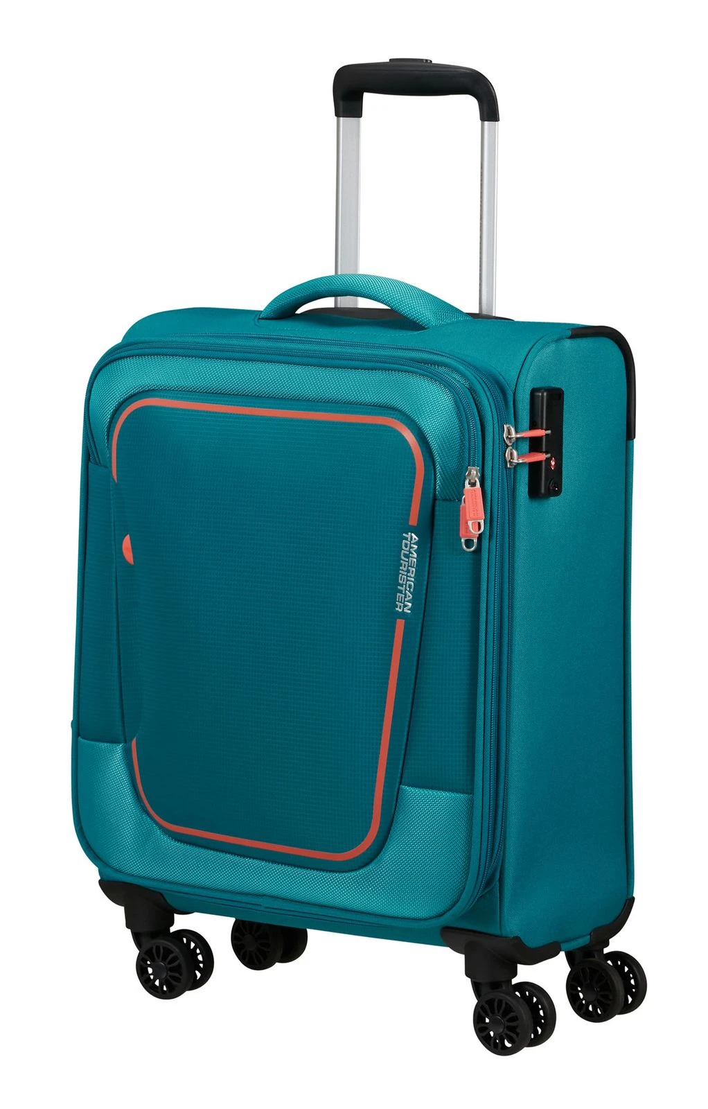 American Tourister Pulsonic Spinner 55 / 20 EXP TSA Trolley Stone Teal â Bild 2