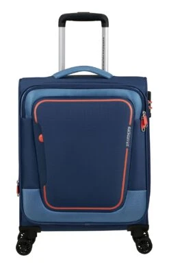 American Tourister Pulsonic Spinner 55 / 20 EXP TSA Trolley Combat Navy
