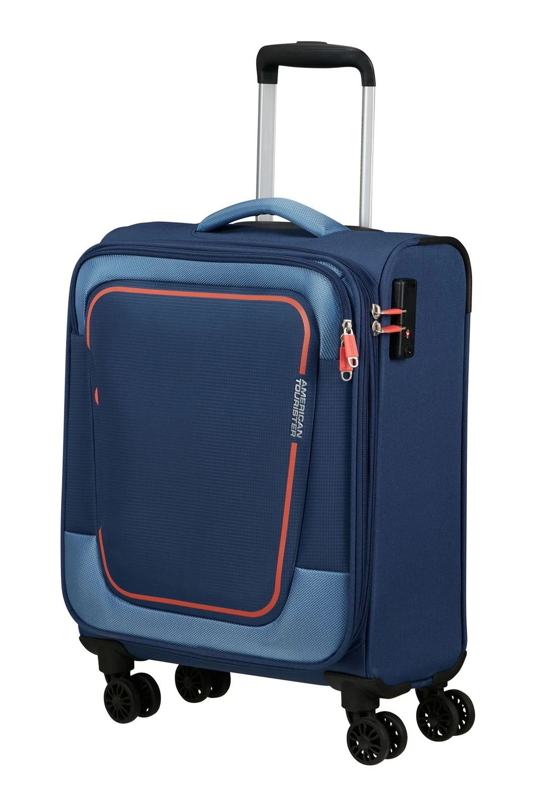 American Tourister Pulsonic Spinner 55 / 20 EXP TSA Trolley Combat Navy – Bild 2
