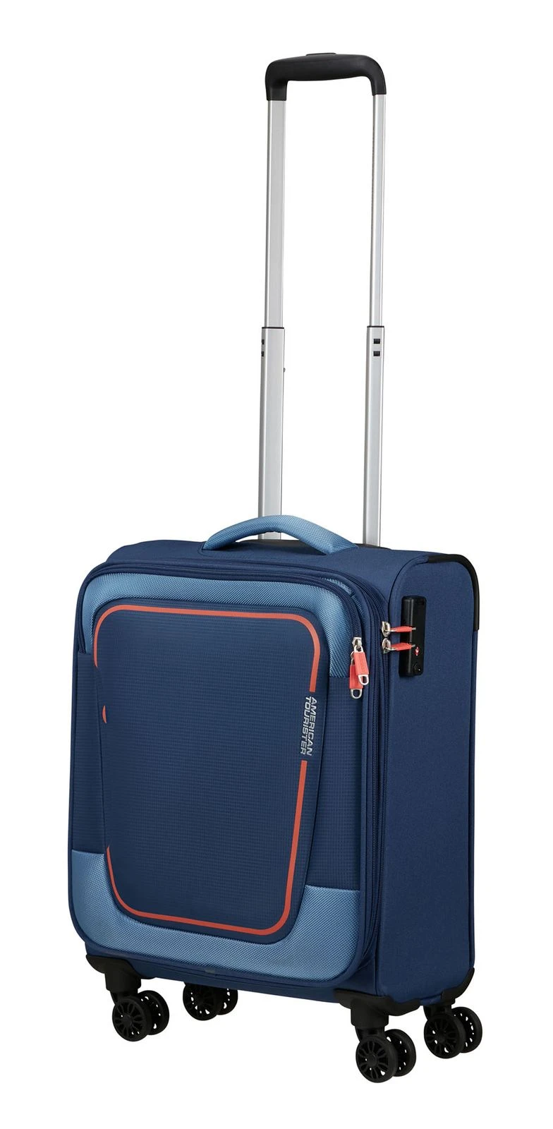 American Tourister Pulsonic Spinner 55 / 20 EXP TSA Trolley Combat Navy – Bild 6