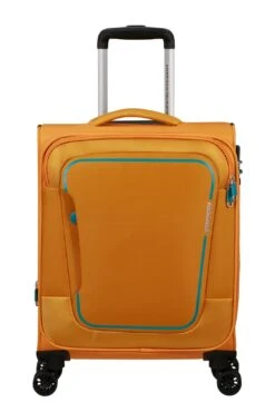 American Tourister Pulsonic Spinner 55 / 20 EXP TSA Trolley Sunset Yellow