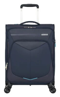 American Tourister Summerfunk Spinner 55 / 20 EXP TSA Trolley Navy