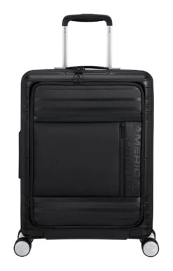 American Tourister Hello Cabin Spinner 55 / 20 TSA Coated Trolley Onyx Black