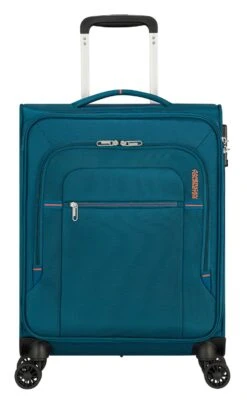American Tourister Crosstrack Spinner 55 / 20 TSA Trolley Navy / Orange