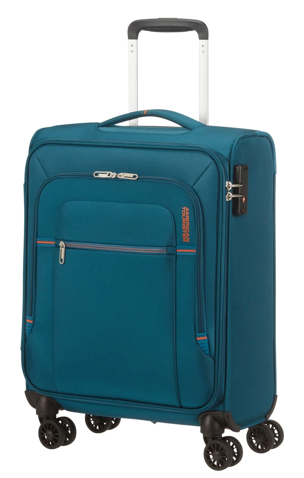American Tourister Crosstrack Spinner 55 / 20 TSA Trolley Navy / Orange â Bild 2