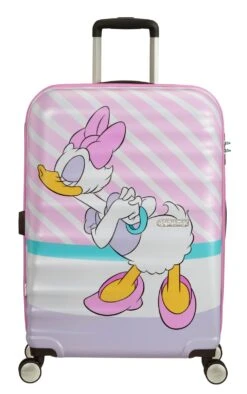 American Tourister Wavebreaker Disney Spinner 67 / 24 Disney Trolley Daisy Pink Kiss