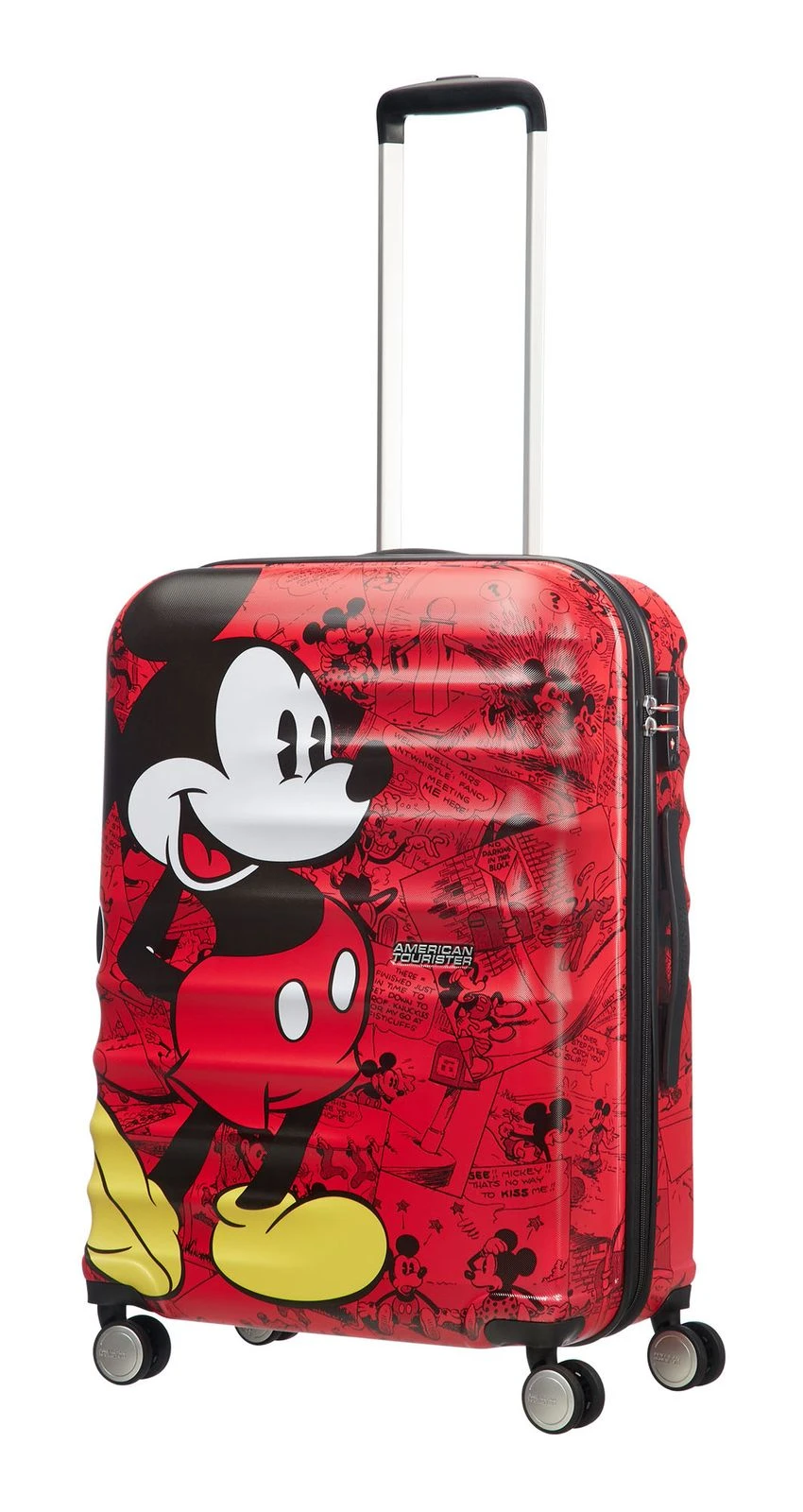 American Tourister Wavebreaker Disney Spinner 67 / 24 Disney Trolley Mickey Comics Red – Bild 4