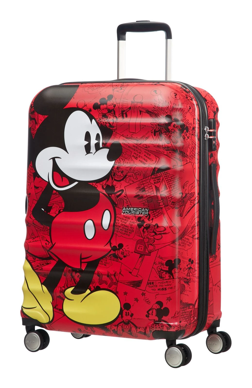American Tourister Wavebreaker Disney Spinner 67 / 24 Disney Trolley Mickey Comics Red – Bild 2