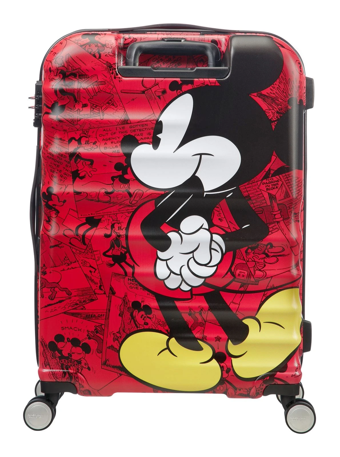 American Tourister Wavebreaker Disney Spinner 67 / 24 Disney Trolley Mickey Comics Red – Bild 3