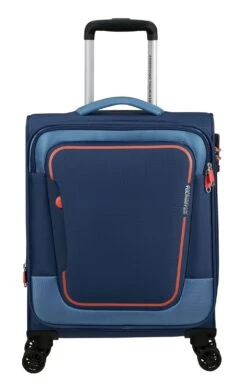 American Tourister Pulsonic Spinner 67 / 24 EXP TSA Trolley Combat Navy