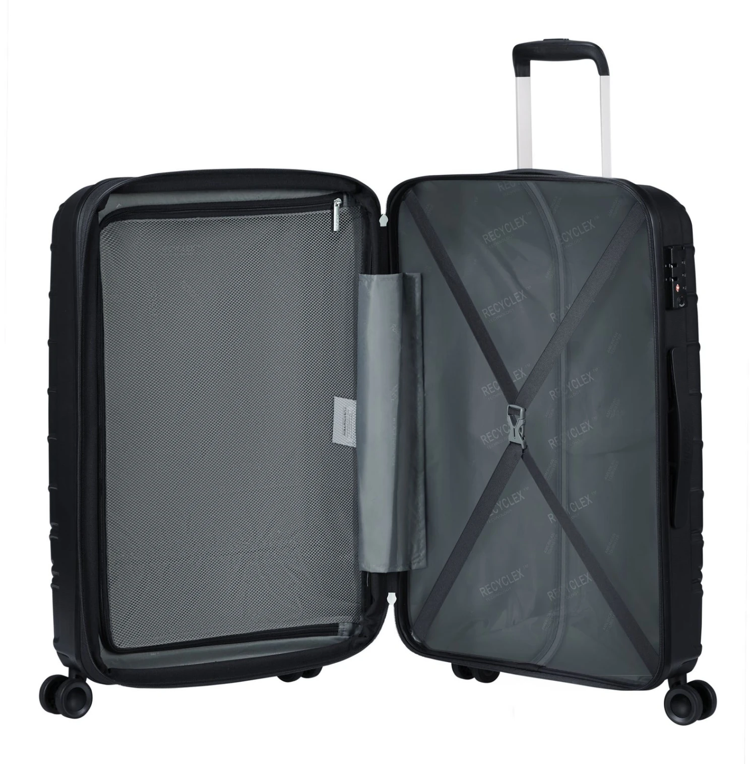 American Tourister Speedstar Spinner 67 / 24 EXP TSA Trolley Black – Bild 5
