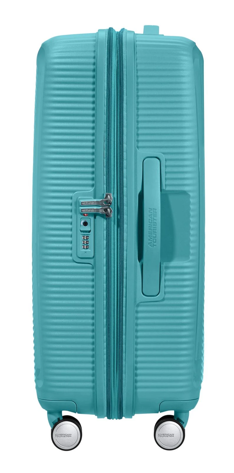 American Tourister Soundbox Spinner 67 / 24 TSA EXP Trolley Turquoise Tonic – Bild 2