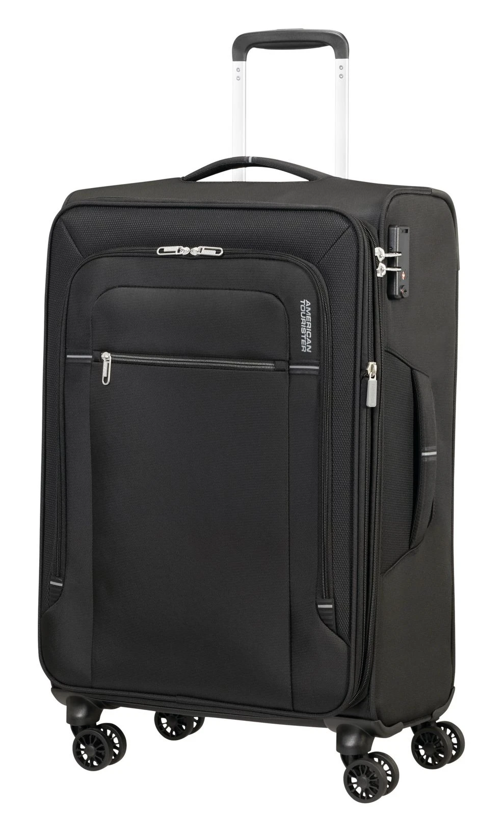 American Tourister Crosstrack Spinner 67 / 24 TSA EXP Trolley Black / Grey â Bild 2