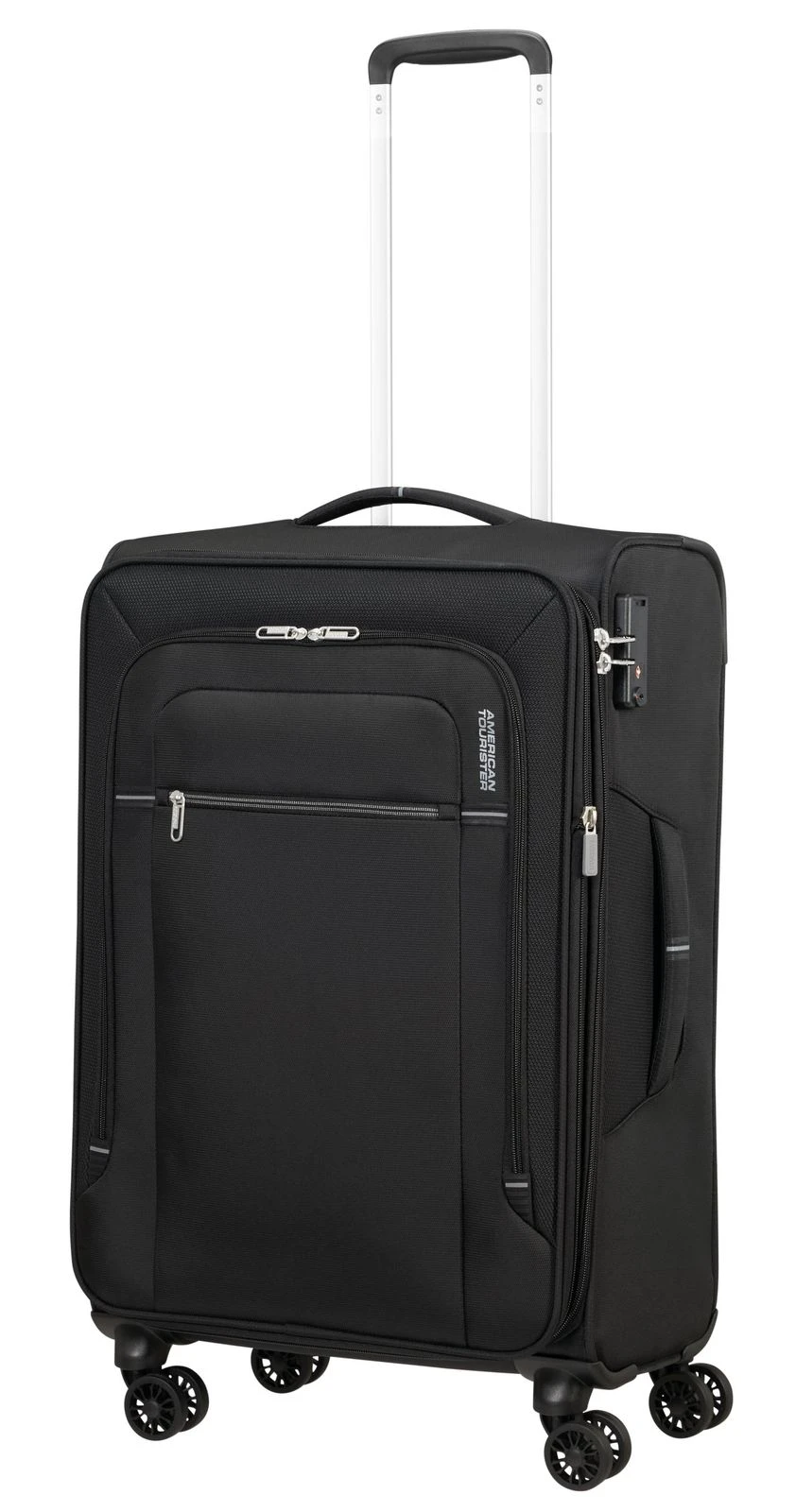 American Tourister Crosstrack Spinner 67 / 24 TSA EXP Trolley Black / Grey â Bild 6