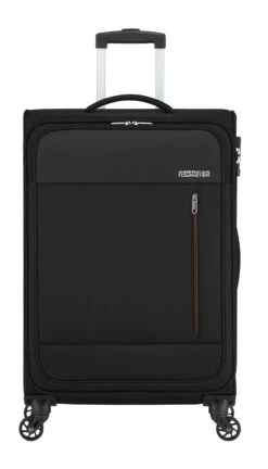 American Tourister Heat Wave Spinner 68 / 25 TSA Trolley Jet Black