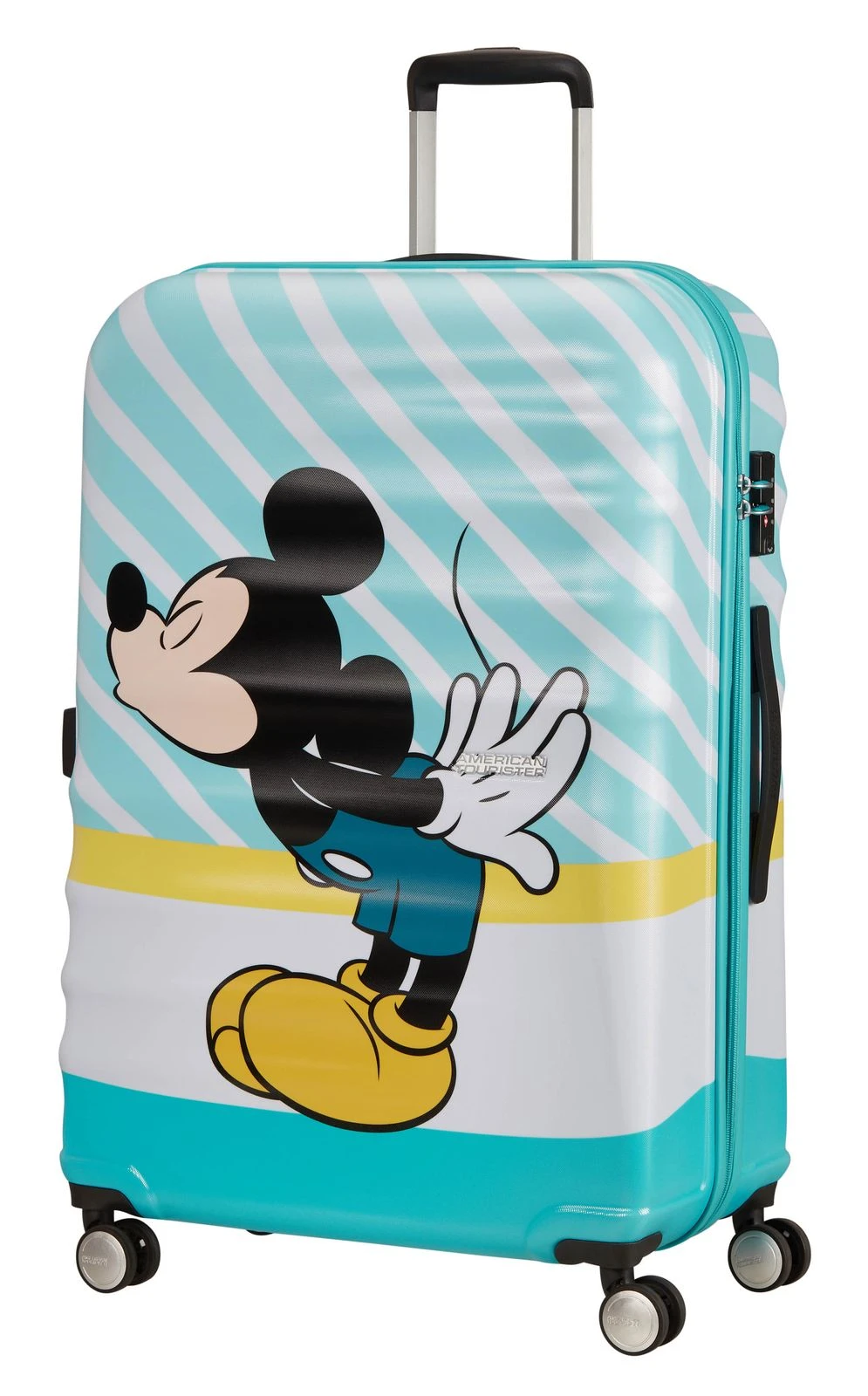 American Tourister Wavebreaker Disney Spinner 77 / 28 Disney Trolley Mickey Blue Kiss â Bild 2