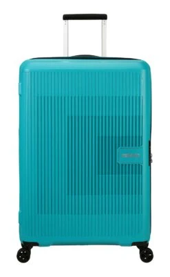 American Tourister Aerostep Spinner 77 / 28 EXP TSA Trolley Turquoise Tonic