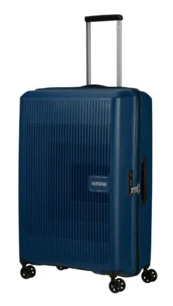 American Tourister Aerostep Spinner 77 / 28 EXP TSA Trolley Navy Blue