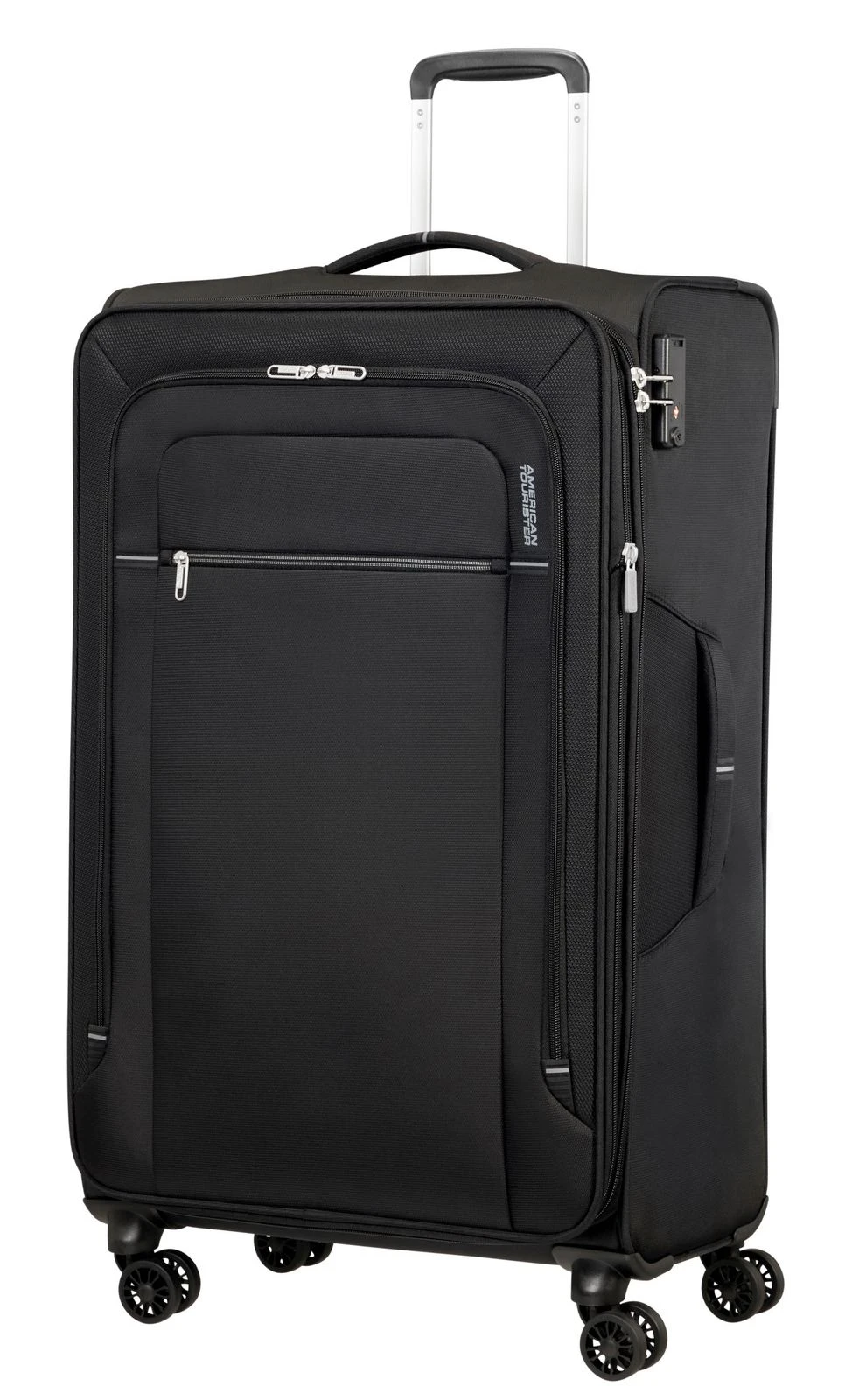 American Tourister Crosstrack Spinner 79 / 29 TSA EXP Trolley Black / Grey – Bild 2