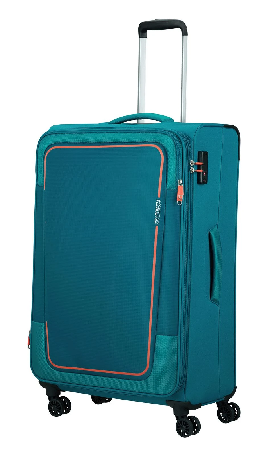American Tourister Pulsonic Spinner 80 / 30 EXP TSA Trolley Stone Teal â Bild 2