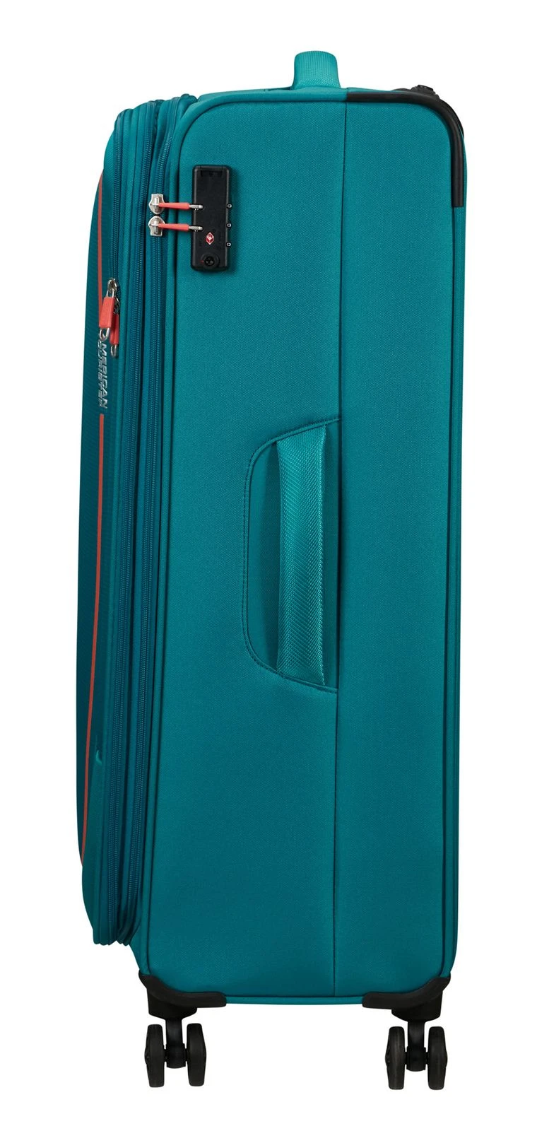 American Tourister Pulsonic Spinner 80 / 30 EXP TSA Trolley Stone Teal â Bild 3
