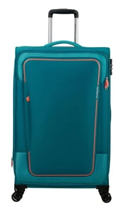 American Tourister Pulsonic Spinner 80 / 30 EXP TSA Trolley Stone Teal