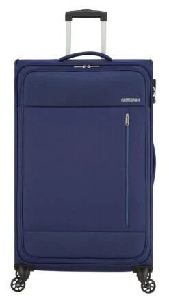 American Tourister Heat Wave Spinner 80 / 30 TSA Trolley Combat Navy