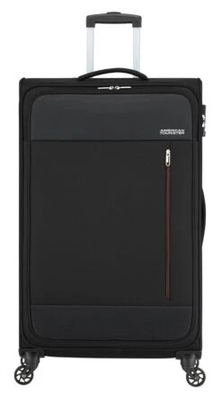 American Tourister Heat Wave Spinner 80 / 30 TSA Trolley Jet Black