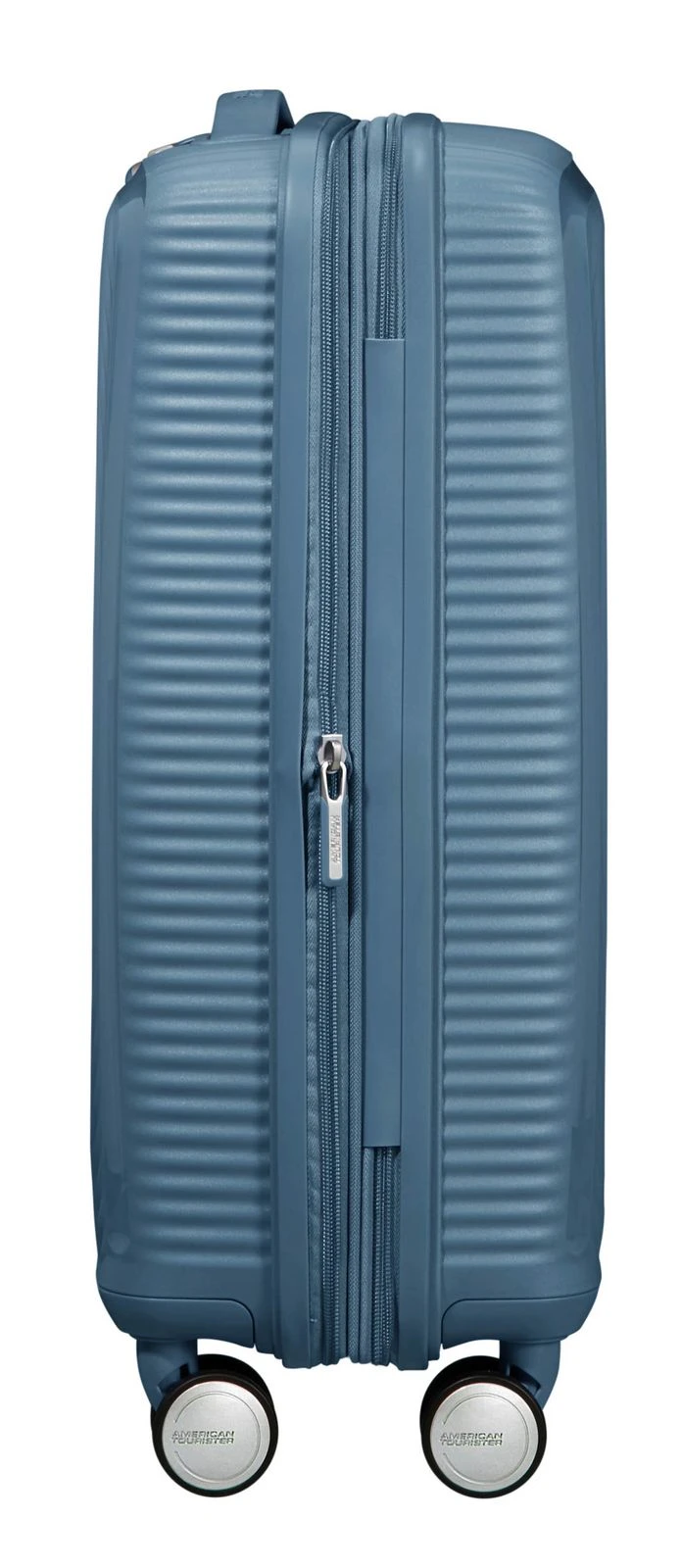 American Tourister Soundbox Spinner 55 / 20 TSA EXP Trolley Stone Blue – Bild 5