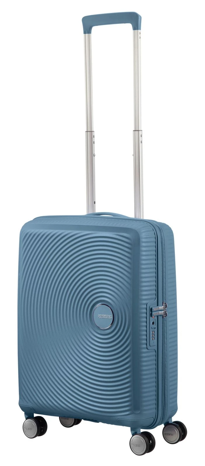American Tourister Soundbox Spinner 55 / 20 TSA EXP Trolley Stone Blue – Bild 6
