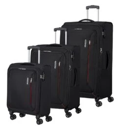 American Tourister Hyperspeed TSA Trolley L / M / S Jet Black