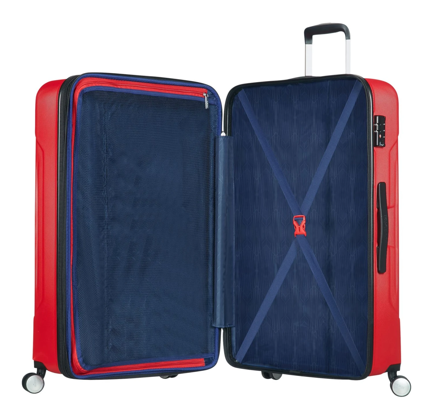 American Tourister Tracklite Spinner 67 / 24 EXP TSA Trolley Flame Red â Bild 2