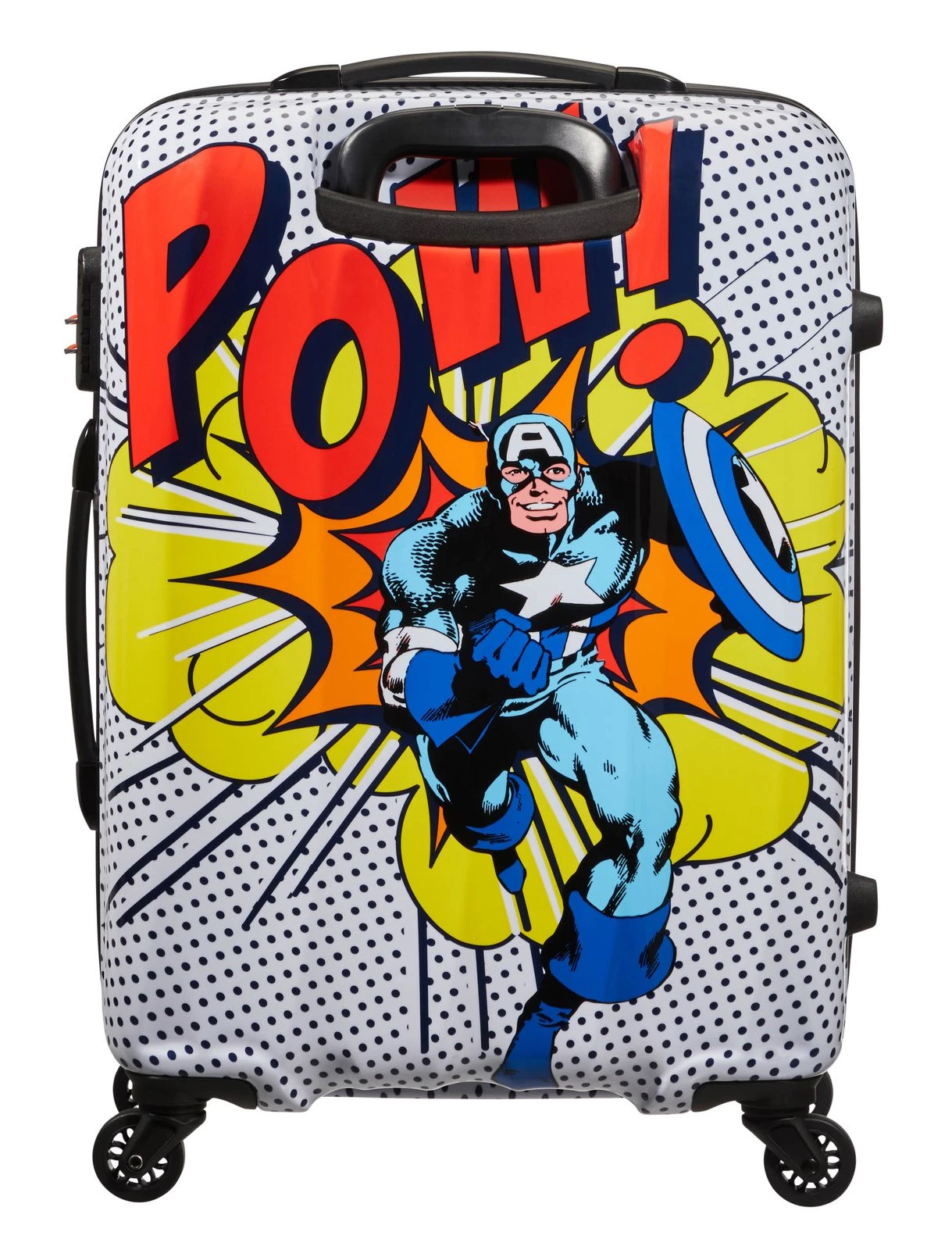 American Tourister Marvel Legends Spinner 65 / 24 Alfatwist Trolley Captain America Pop Art â Bild 4