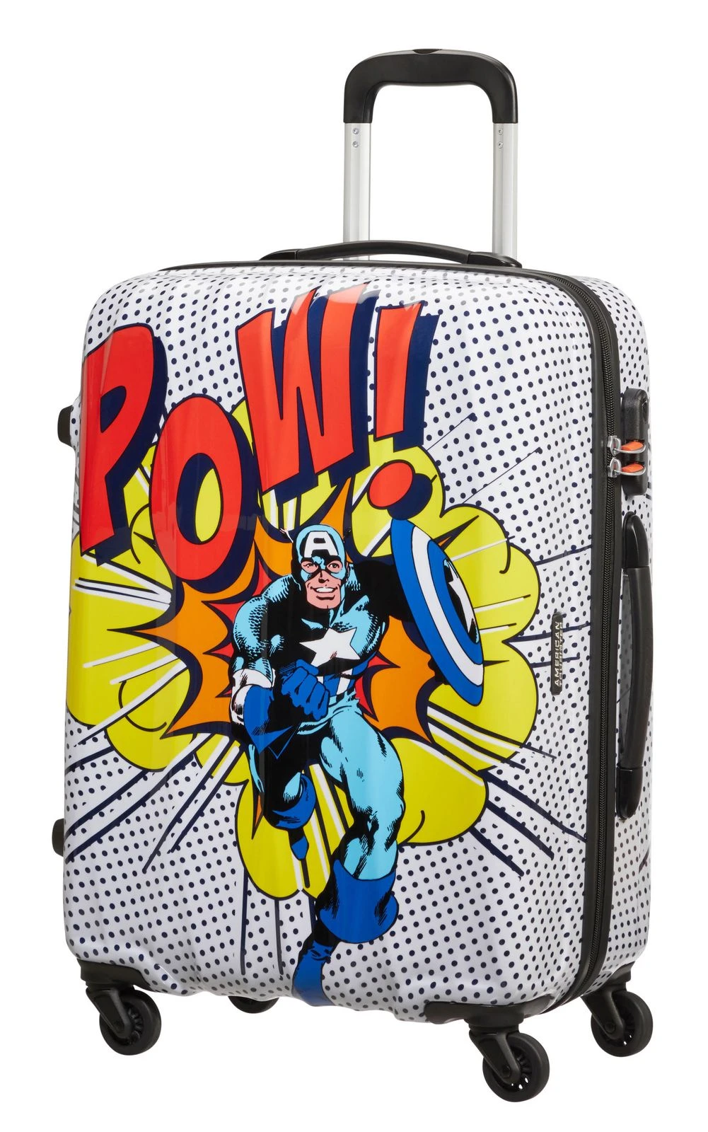 American Tourister Marvel Legends Spinner 65 / 24 Alfatwist Trolley Captain America Pop Art â Bild 2