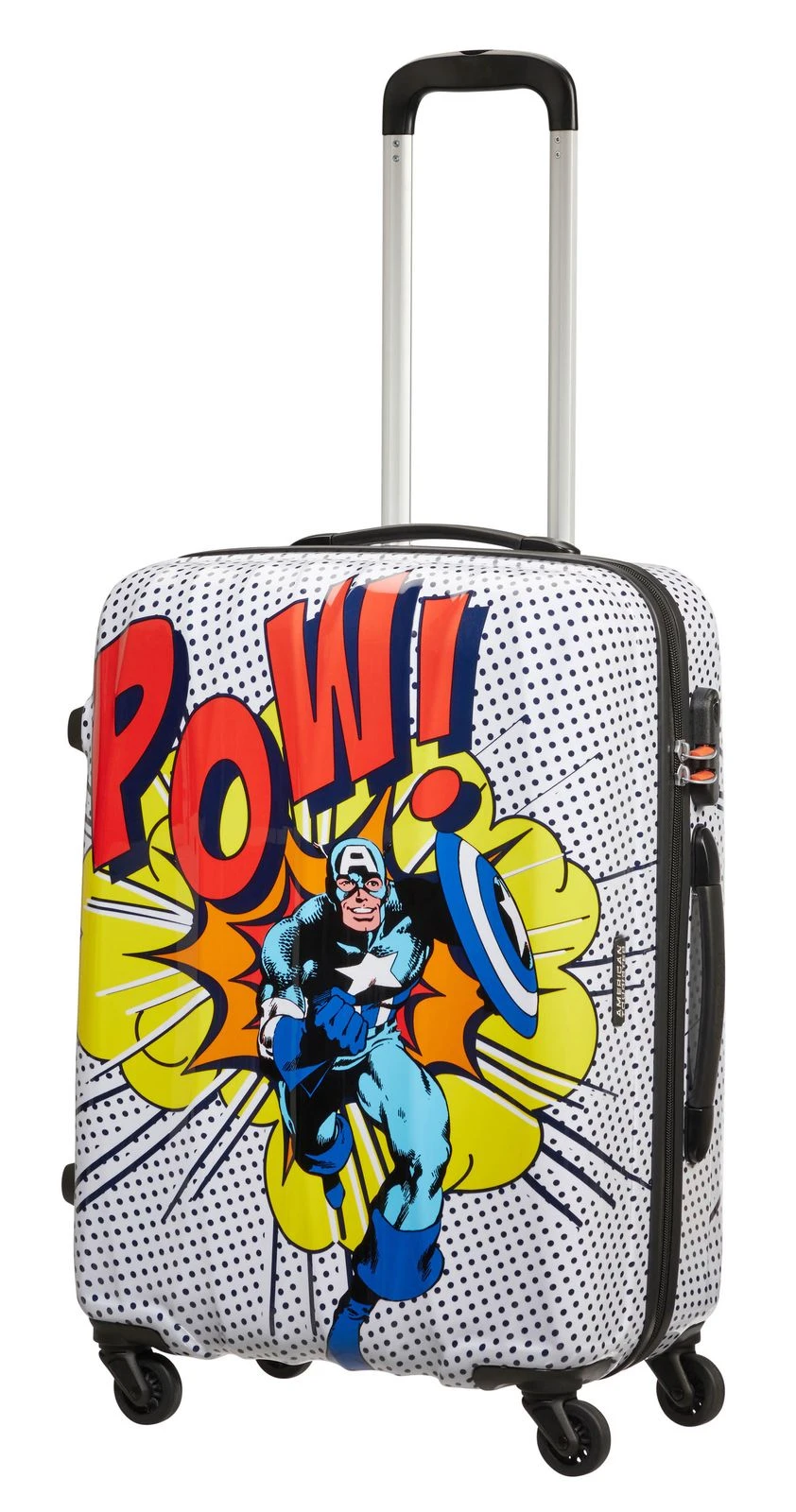 American Tourister Marvel Legends Spinner 65 / 24 Alfatwist Trolley Captain America Pop Art â Bild 6