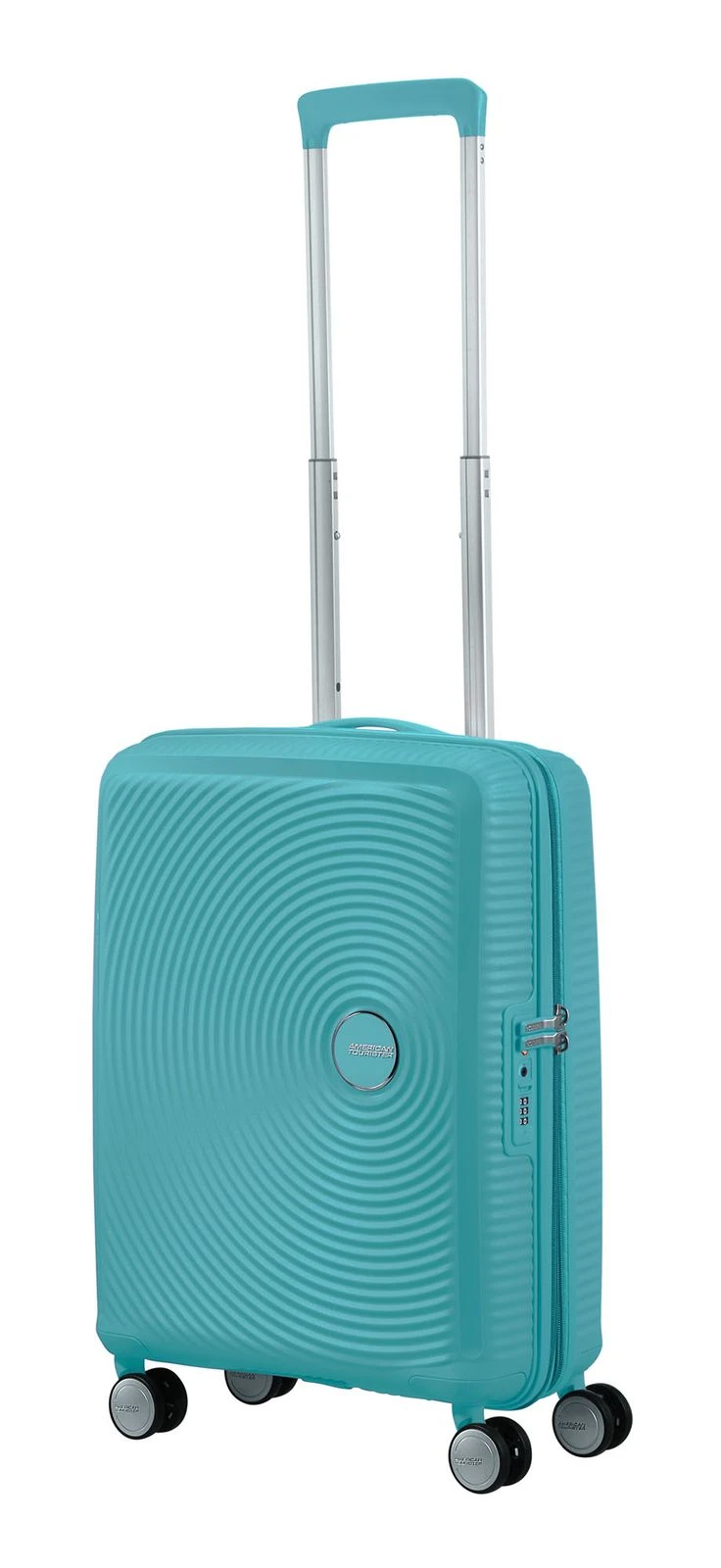 American Tourister Soundbox Spinner 55 / 20 TSA EXP Trolley Turquoise Tonic – Bild 4
