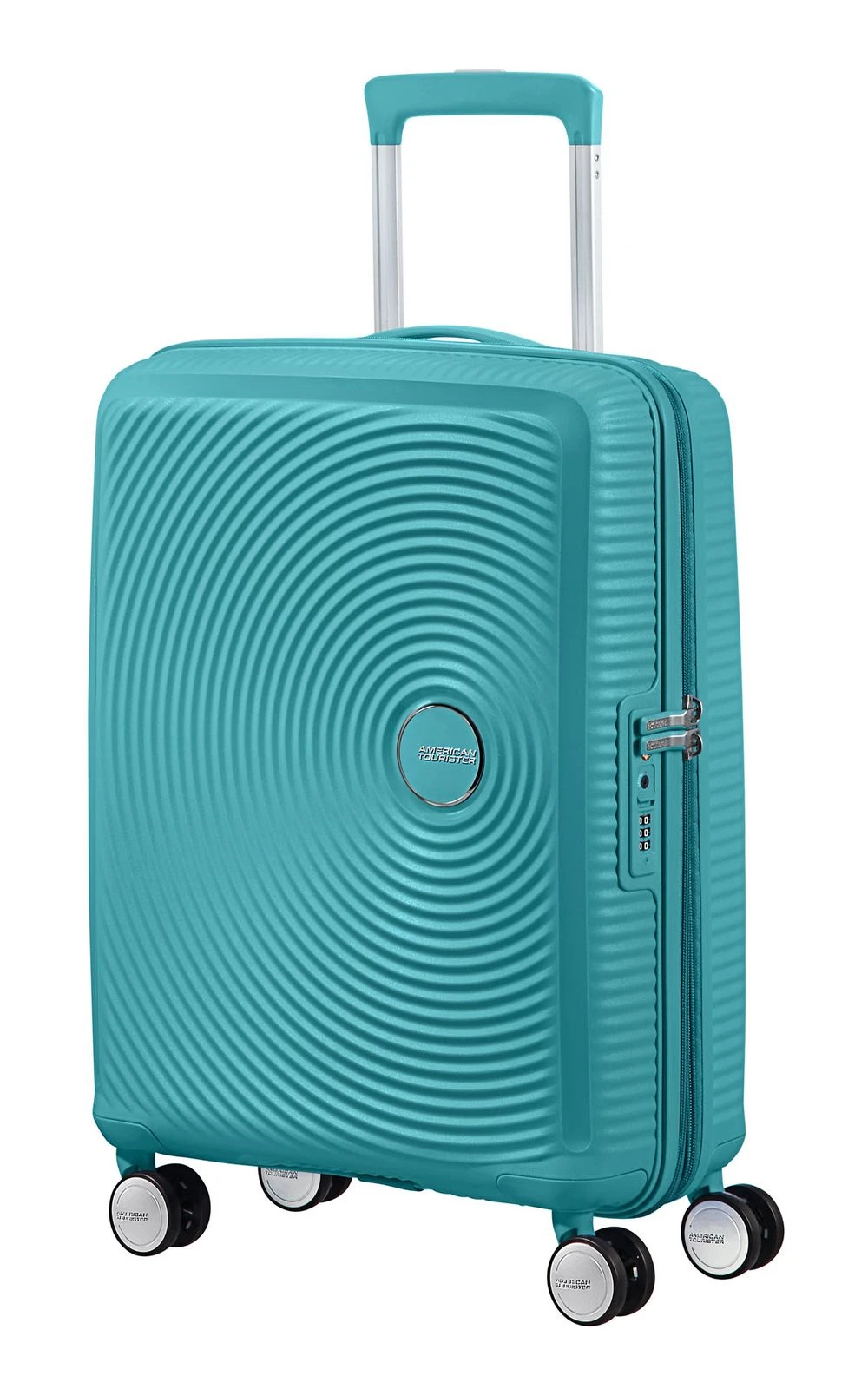 American Tourister Soundbox Spinner 55 / 20 TSA EXP Trolley Turquoise Tonic