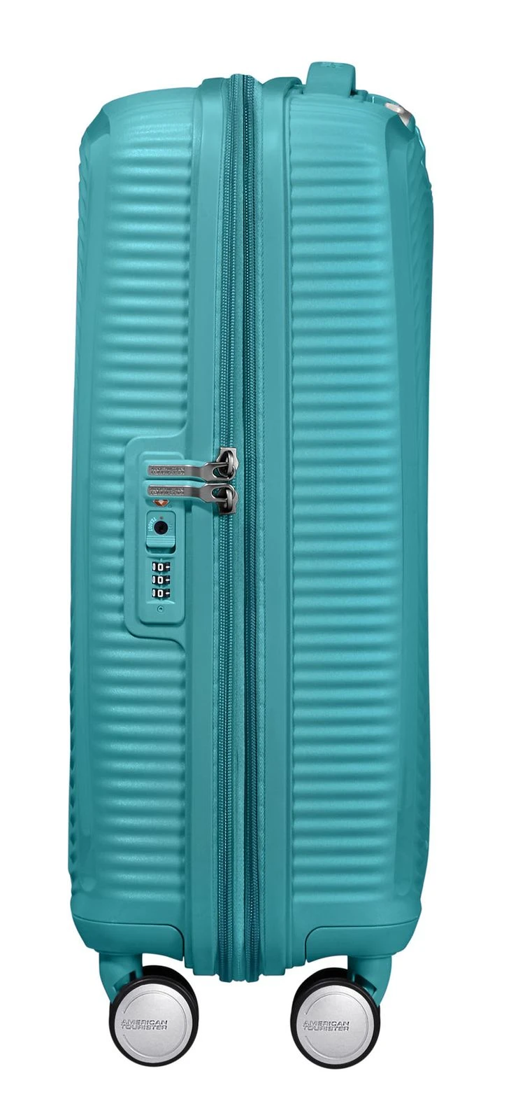 American Tourister Soundbox Spinner 55 / 20 TSA EXP Trolley Turquoise Tonic – Bild 2